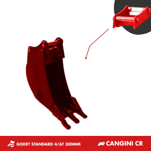 GODET TRANCHEE 4T-6T 300MM - CANGINI CR30