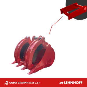 GODET GRAPPIN 760MM 2.5T-3.5T - LEHNHOFF MS03