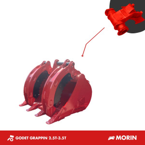 GODET GRAPPIN 760MM 2.5T-3.5T - MORIN M1