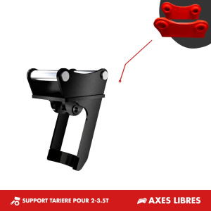 SUPPORT TARIERE POUR 2-3.5T - AXES LIBRES