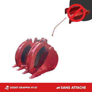 GODET GRAPPIN 900MM 4T-6T - SANS ATTACHE