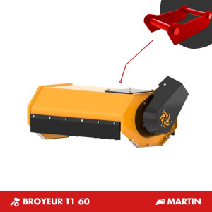 BROYEUR T1 60 - PLATINE MARTIN M03