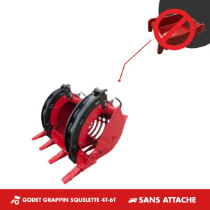 GODET GRAPPIN SQUELETTE 900MM 4T-6T - SANS ATTACHE