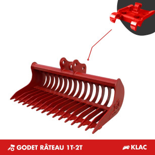 GODET RÂTEAU 1T-2T 900MM - KLAC C