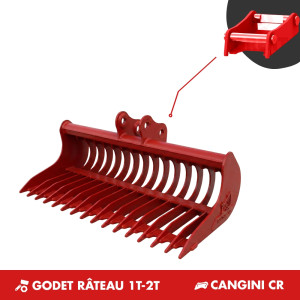 GODET RÂTEAU 1T-2T 900MM - CANGINI CR15
