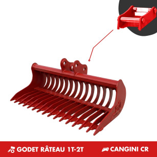 GODET RÂTEAU 1T-2T 900MM - CANGINI CR15