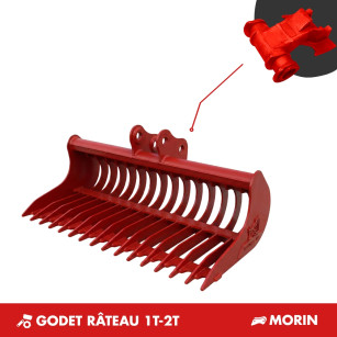 GODET RÂTEAU 1T-2T 900MM - MORIN M0