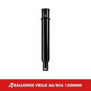 RALLONGE DE VRILLE A6/RC6 1500MM