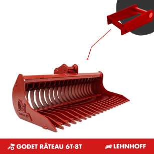 GODET RÂTEAU 7T-8T 1500MM - LEHNHOFF MS08