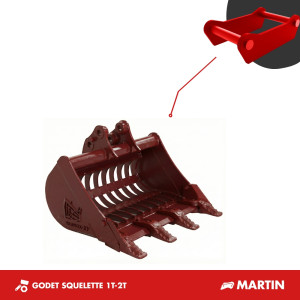 GODET SQUELETTE 600MM 1T-2T - MARTIN M02