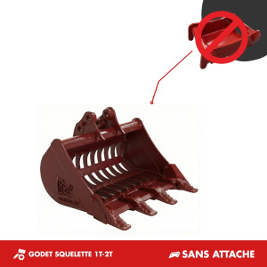 GODET SQUELETTE 600MM 1T-2T - SANS ATTACHE