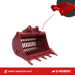 GODET SQUELETTE 900MM 6T-9T - S45