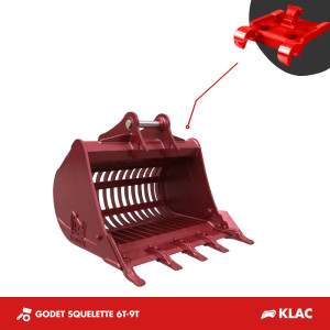 GODET SQUELETTE 900MM 6T-9T - KLAC F