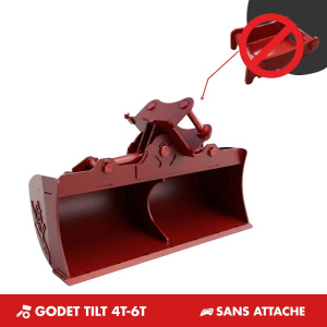 GODET TILT 4T-6T - SANS ATTACHE