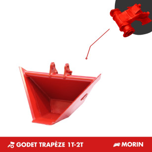 GODET TRAPÈZE 1T-2T - PLATINE MORIN M0