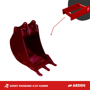 GODET TRANCHEE 4T-6T 450MM - ARDEN QA11
