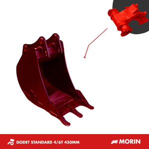 GODET TRANCHEE 4T-6T 450MM - MORIN M1