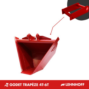 GODET TRAPÈZE 4T-6T - PLATINE LEHNHOFF MS03