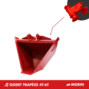 GODET TRAPÈZE 4T-6T - PLATINE MORIN M2