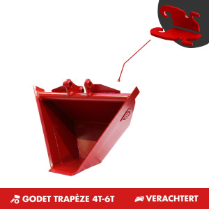 GODET TRAPÈZE 4T-6T - PLATINE VERACHTERT CW10