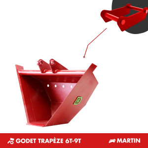 GODET TRAPÈZE 6T-9T - PLATINE MARTIN M10
