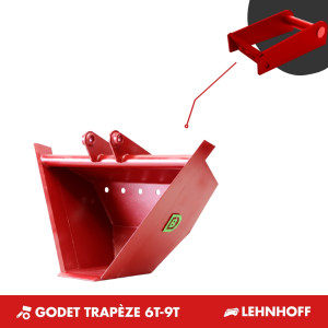 GODET TRAPÈZE 6T-9T - PLATINE LEHNHOFF MS08