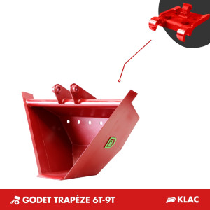 GODET TRAPÈZE 6T-9T - PLATINE KLAC F