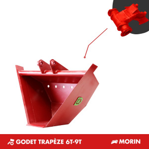 GODET TRAPÈZE 6T-9T - PLATINE MORIN M3