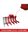 GODET FLÉCO COURBB 2.5T-3.5T - PLATINE AXES LIBRES
