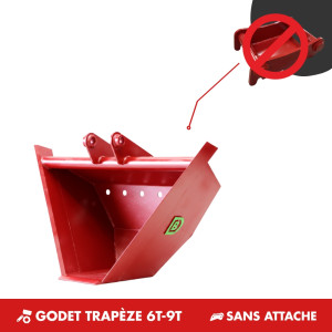 GODET TRAPÈZE 6T-9T - SANS ATTACHE