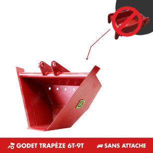 GODET TRAPÈZE 6T-9T - SANS ATTACHE