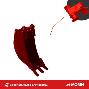GODET TRANCHEE 6T-9T 300MM - MORIN M3