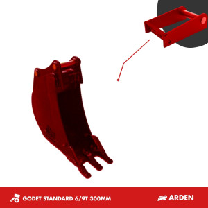 GODET TRANCHEE 6T-9T 400MM - ARDEN QA21