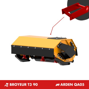 BROYEUR T3 90 - PLATINE ARDEN QA11