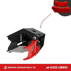 GRAPPIN COUPEUR GRA-C 20 - PLATINE AXES LIBRES