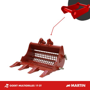 GODET MULTI-GRILLE  1.5T-2T - MARTIN M02