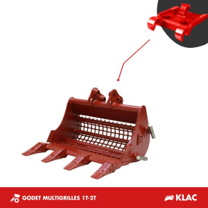 GODET MULTI-GRILLE  1.5T-2T - KLAC C