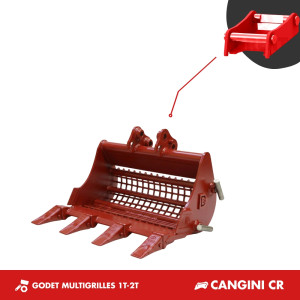 GODET MULTI-GRILLE  1.5T-2T - CANGINI CR15