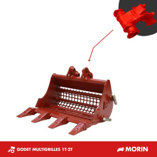 GODET MULTI-GRILLE  1.5T-2T - MORIN M0
