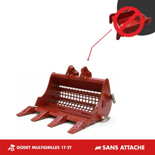 GODET MULTI-GRILLE  1.5T-2T - SANS ATTACHE