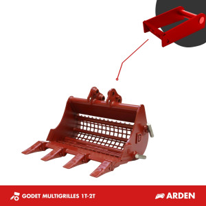 GODET MULTI-GRILLE  2.5T-3.5T - ARDEN QA11
