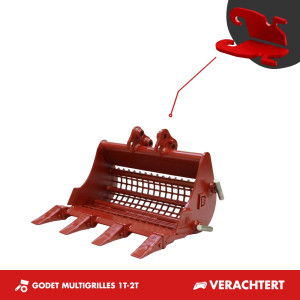 GODET MULTI-GRILLE  2.5T-3.5T - VERACHTERT CW05