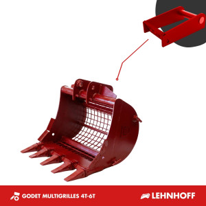 GODET MULTI-GRILLE  4T-6T - LEHNHOFF MS03