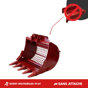 GODET MULTI-GRILLE  4T-6T - SANS ATTACHE