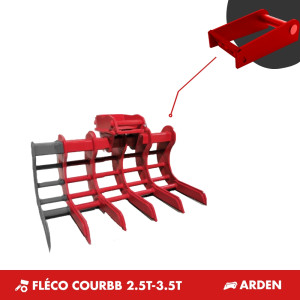 GODET FLECO COURBB 2.5T-3.5T - PLATINE ARDEN QA11