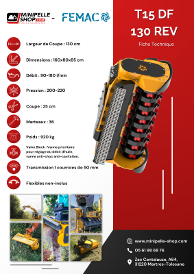 BROYEUR FEMAC T15 DF 130 REV