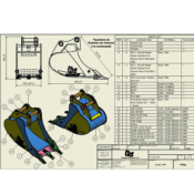 GODET 6 - 9 tonnes 300mm