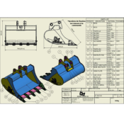 GODET 4 - 6 tonnes 760 mm