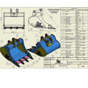 GODET 4 - 6 tonnes 600 mm