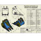 GODET 1-2 tonnes 400 mm